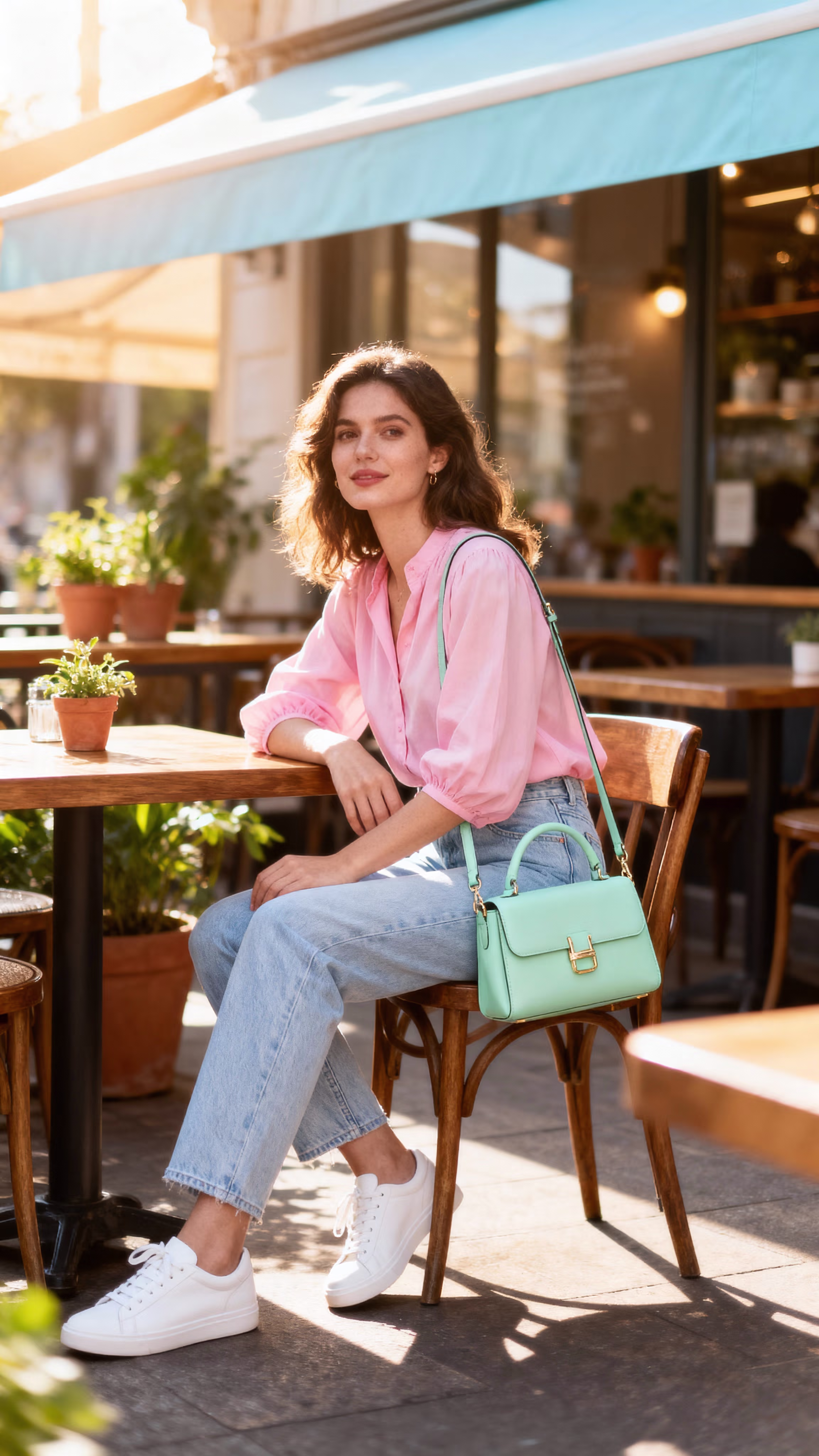 Minimalist clean fashion aesthetic for simple style